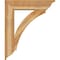 Ekena Millwork Thorton Traditional Rough Sawn Bracket w/ Offset Brace, Western Red Cedar, 8"W x 32"D x 38"H BKT0806X32X38THR01RWR - alternate 4